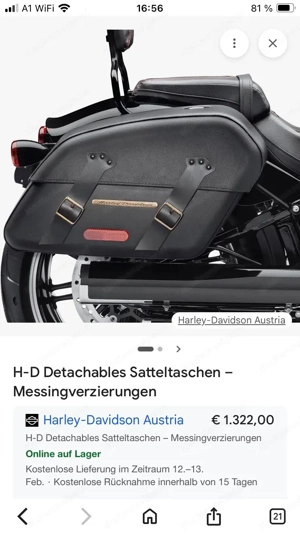 Harley Davidson Seitentaschen  Bild 7