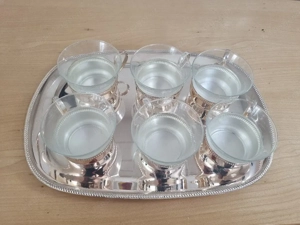 versilbertes Tee Service 6 teilig Bild 3