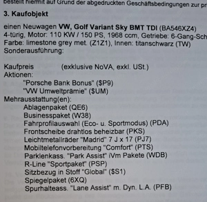 Golf 7 Variant Sky MBT 2.0 TDI mit Schiebedach Bild 10