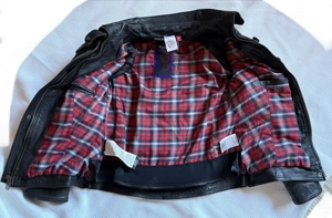 Motorradlederjacke Gr. 38 M Used-Look Top Bild 4