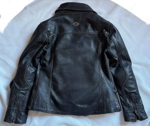 Motorradlederjacke Gr. 38 M Used-Look Top Bild 5