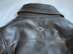 Motorradlederjacke Gr. 38 M Used-Look Top Bild 9