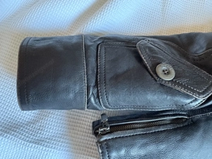 Motorradlederjacke Gr. 38 M Used-Look Top Bild 8