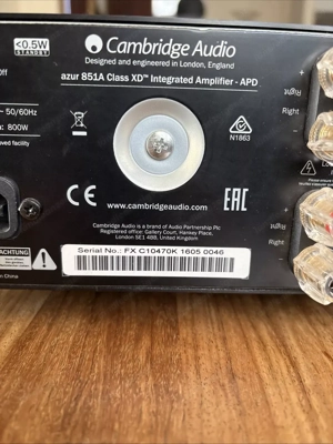 Cambridge Audio Azur 851A Vollverstärker Bild 7