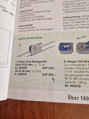 verkaufe neues Vorzelt für Wohnwagen  Bild 3