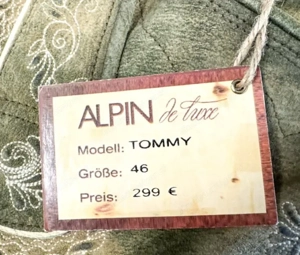 Herren Lederhose Alpin deluxe, Gr. 46 Bild 4