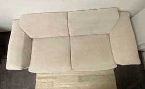 Sofa Cordstil beige Bild 3