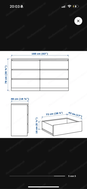 MALM Kommode Ikea Bild 2