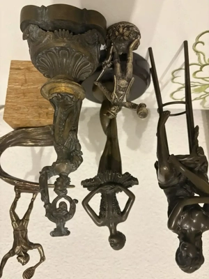 Schöne Bronze Figuren 5 Stück 