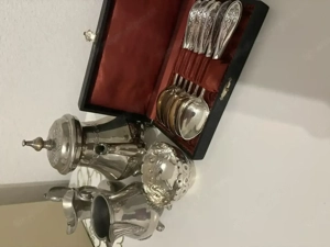 Versilbert gepunzt 1stück an einen Löwe oben 