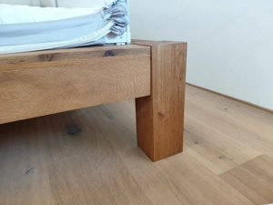 Vollholz Bett 160 x 200 cm Bild 3