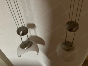 Pendel-Hängeleuchte mit 2 Leuchten   LED   zu verschenken Bild 2
