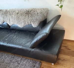 Couch Leder Polstergruppe Bild 2