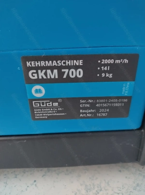 Kehrmaschine Güde GKM700 Neuweritg Bild 3