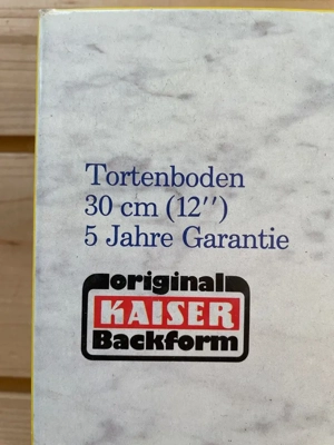 Backform für Tortenboden Bild 2