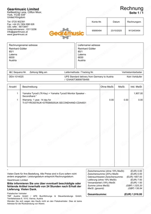 Tyros 5 zu verkaufen  Bild 2