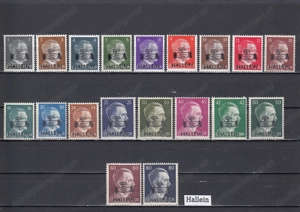 10 Briefmarken Sätze Österreich Privatausgaben mit Aufdruck Postfrisch ab 25 . Bild 6