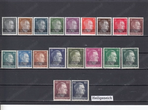 10 Briefmarken Sätze Österreich Privatausgaben mit Aufdruck Postfrisch ab 25.- Bild 4