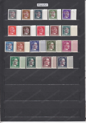 10 Briefmarken Sätze Österreich Privatausgaben mit Aufdruck Postfrisch ab 25.- Bild 6