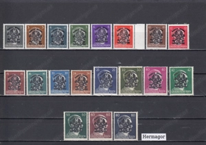 10 Briefmarken Sätze Österreich Privatausgaben mit Aufdruck Postfrisch ab 25.- Bild 5