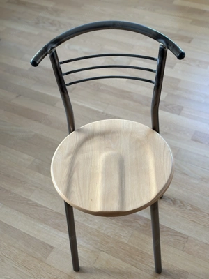 Holz-Metall Sessel - 2 Stück Bild 2