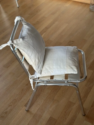 Alusessel mit Sitz- und Rückenpolster, 2 Stück Bild 4