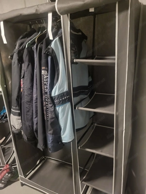 2 Kleiderschränke aus Stoff - ideal für Kellerräume Bild 3