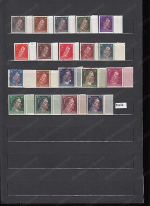 10 Briefmarken Sätze Österreich Privatausgaben mit Aufdruck Postfrisch ab 25 . Bild 6