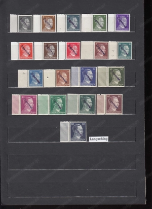 10 Briefmarken Sätze Österreich Privatausgaben mit Aufdruck Postfrisch ab 25 . Bild 5