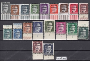 10 Briefmarken Sätze Österreich Privatausgaben mit Aufdruck Postfrisch ab 25 . Bild 2