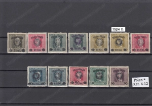 10 Sätze Polen Sammlung Postfrisch bis Falzmarken 1918 19 ab 10.- Bild 2