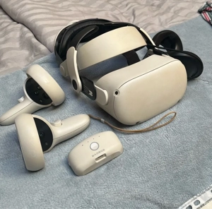 Meta Quest 2 (128GB) Komplettset| BOBOVR M2 Pro Strap mit 60+ Top-Spielen Np 650 Bild 5