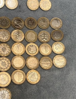 Euro-Sammlung: 36x 1  Konvolut - Monaco 2023, San Marino 2021 & versch.Jahrgänge Bild 5