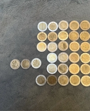 Sammlung 49x 2 Euro Münzen - Verschiedene Länder & Jahrgänge-inkl.Griechenland S. Bild 4