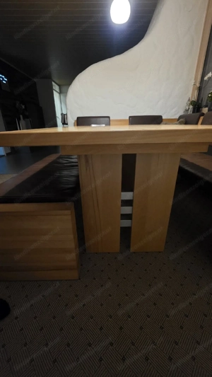 Esszimmer, Tisch und Eckbank plus Bank Bild 3