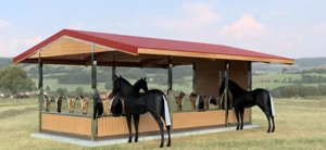 Heuraufe für Pferde - Futtertröge & Stallzubehör für Ställe Bild 10