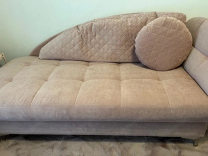 Rosa   beiges Sofa   lounge  Bild 3