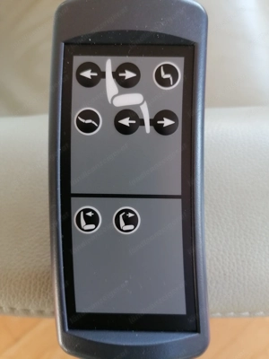 Lederfernsehsessel mit Rollen, elektr. verstellbar Bild 6