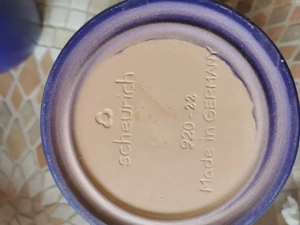  7 blaue Blumentöpfe, Marke Scheurich Bild 6