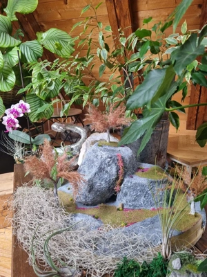 Künstlerische Fantasy Miniatur Diorama detalierte Handmade Szene  Bild 4