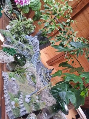 Künstlerische Fantasy Miniatur Diorama detalierte Handmade Szene  Bild 9