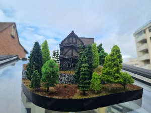 Künstlerische Fantasy Miniatur Diorama detalierte Handmade Szene  Bild 7