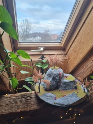 Künstlerische Fantasy Miniatur Diorama detalierte Handmade Szene  Bild 8