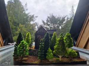 Künstlerische Fantasy Miniatur Diorama detalierte Handmade Szene  Bild 5