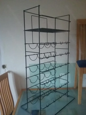 Weinregal aus Metall Bild 2