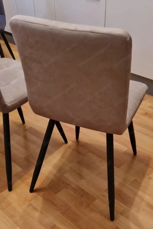 4 moderne Polsterstühle   sehr guter Zustand Bild 2