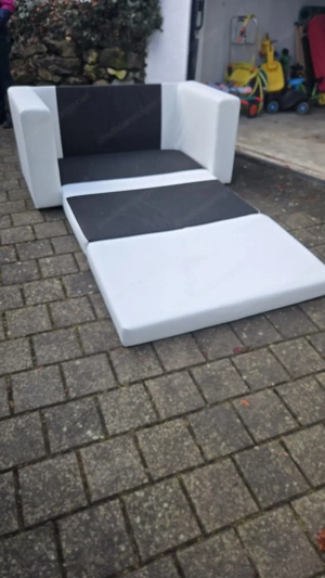 Schlafsofa 2 teilig weiss  Bild 2