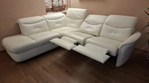 Ledercouch zu verkaufen Bild 2