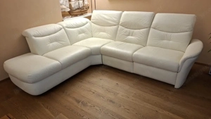 Ledercouch zu verkaufen Bild 3