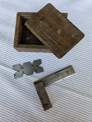 Vintage Winkelmesswerkzeug